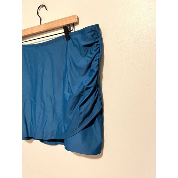 NWT Summersalt The Ruched Swim Skirt in Seaweed Women's Plus Size 2XL - Picture 8 of 12